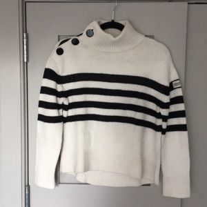 kate spade striped sweater sz x-small